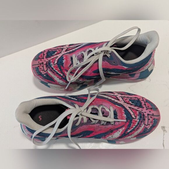 ASICS NOOSA TRI 15 Van Gogh Pink Running Shoes Size 8 FLYTEFOAM Sneakers - Picture 7 of 9